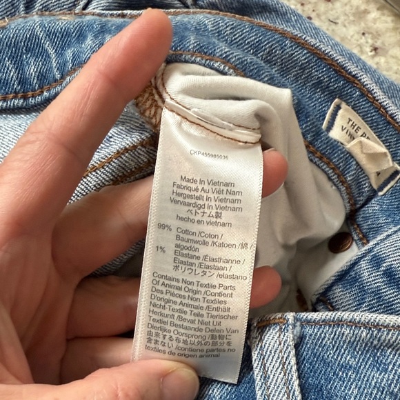 Madewell The Perfect Vintage Jean in Banner Wash Skinny Ankle Pants Size 24 - Picture 4 of 11